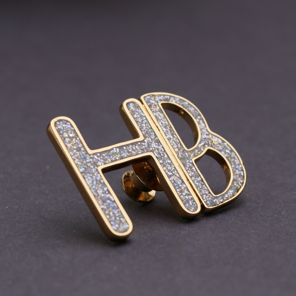 Henri Bendel HB Glitter Pin